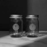 Coal Brew Mason Jar Set